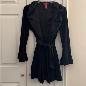 Black Betsey Johnson Robe